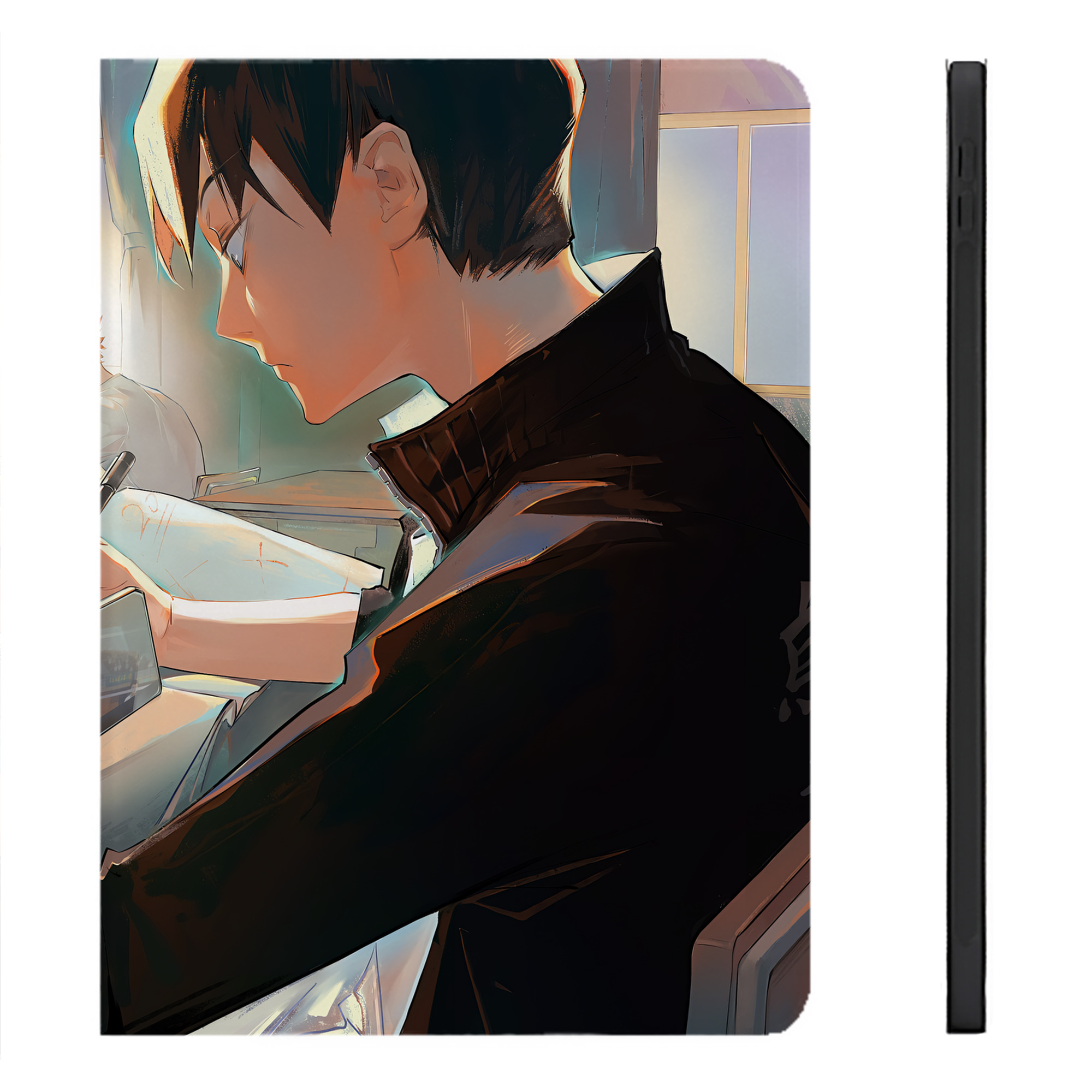 （画像用） ハイキュー!! Haikyu!! IPadケース ペンホルダー付き ブックスタイルデザイン